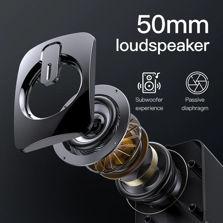 Stereo PC Soundbar - Wireless Audio Speaker for Laptop & Desktop Tidesmit