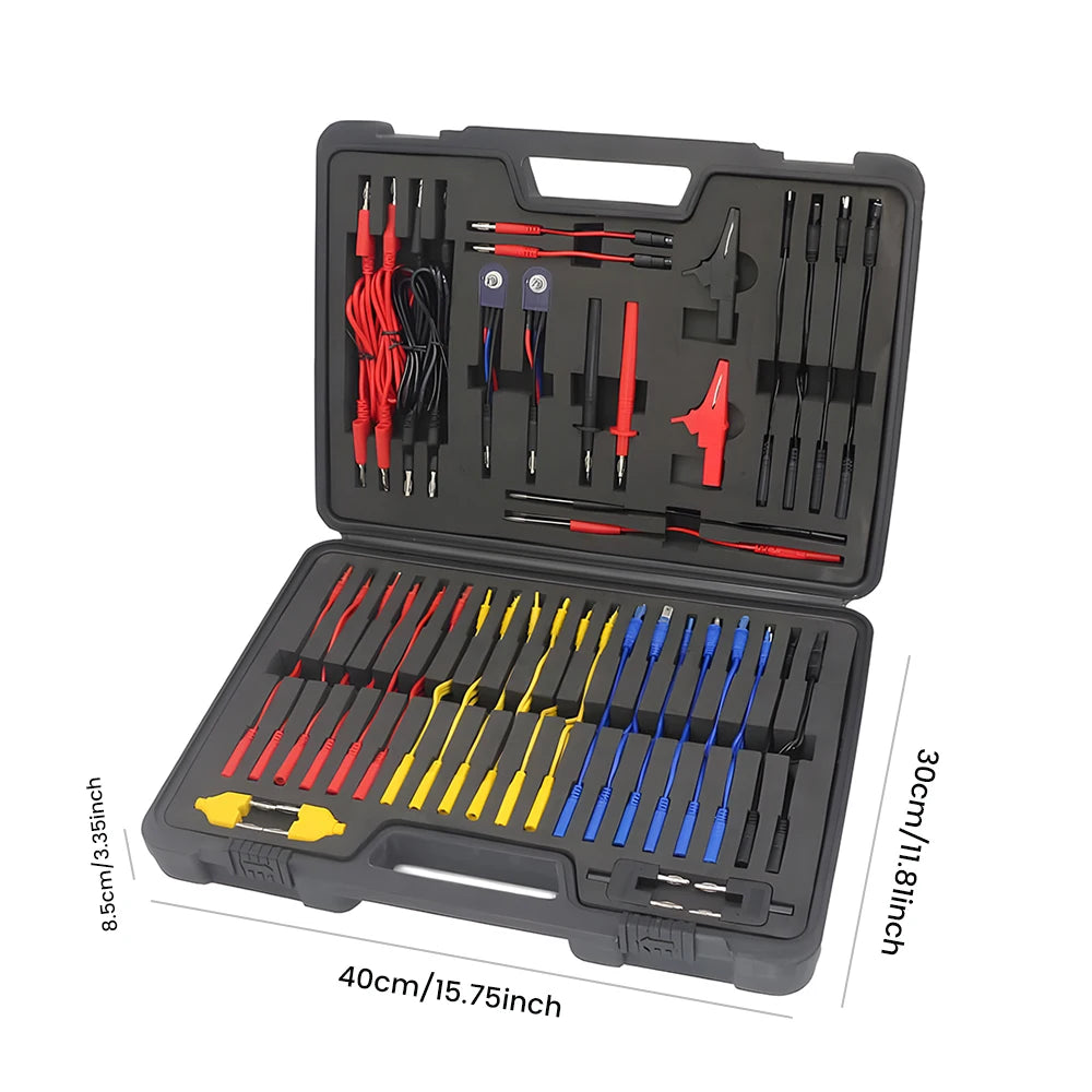 Podofo 92PCS/set Automotive Circuit Test Leads Kit Electrical Service Tools Automotive Lead Test Tools KIT Circuit Test Wires