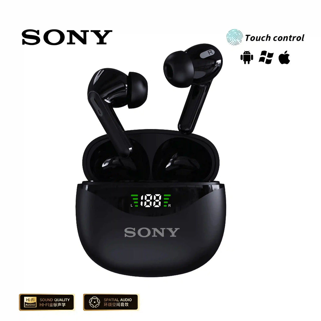 Sony DP4 Wireless Headphones with Active Noise Cancellation - Black Tidesmit