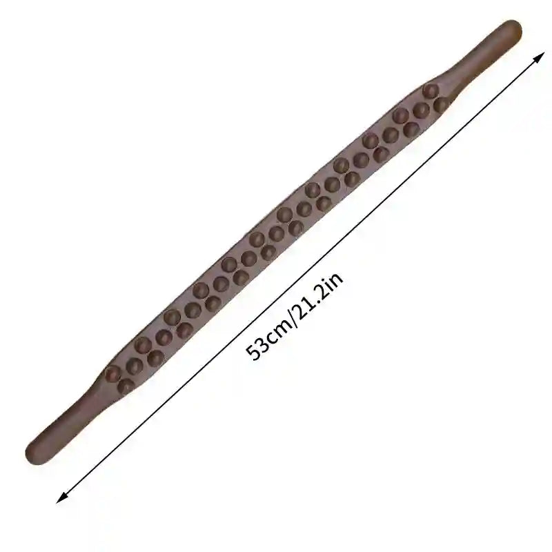 Back Massage Stick 37-Bead Gua Sha Tool for Deep Tissue Relief Back Massage Instrument Tidesmit