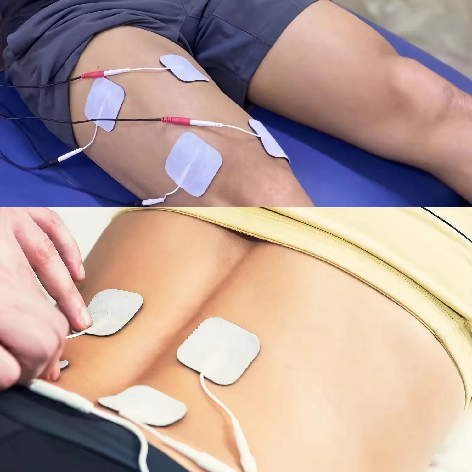 Electric Muscle Stimulator: 4-in-1 TENS IFT Recovery Device for Relief Body Shaping Massage Equipment Tidesmit