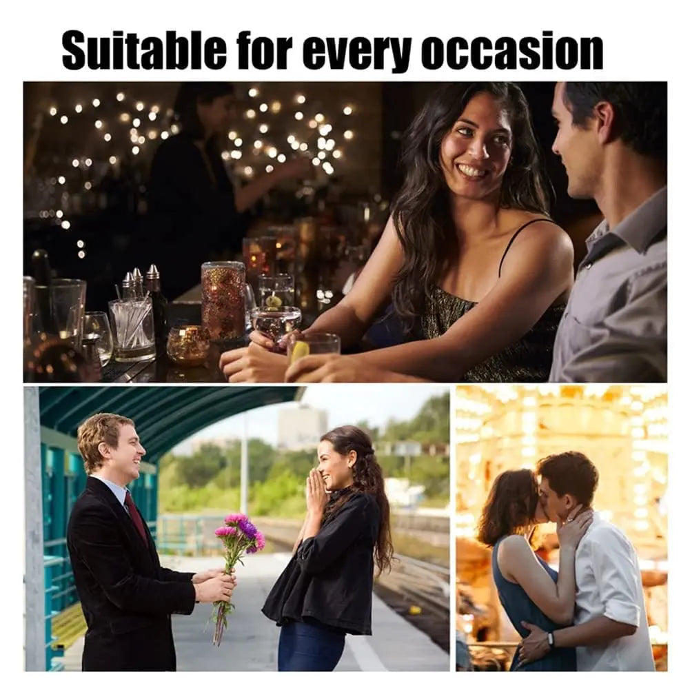 Pheromone Seductive Men’s Cologne: Long-lasting, charming attraction fragrance spray for dating and romantic occasions.