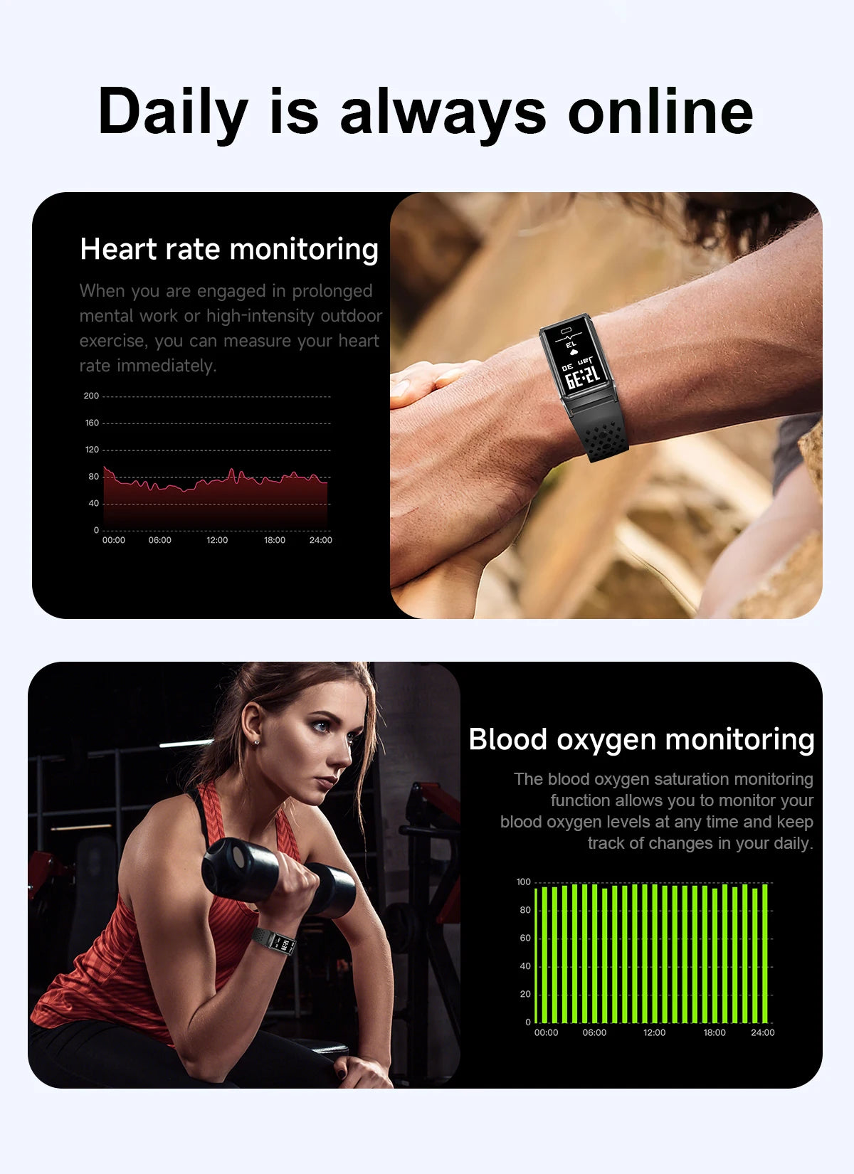 LIGE 4.9MM Ultra-Thin Fashion Men Women Smart Bracelet Sports Fitness Tracker Heart Rate Health Monitor Waterproof SmartWatch