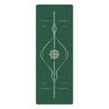 Professional PU Natural Rubber Yoga Mat, Non-Slip Grip Thickened Shock-Absorbing Exercise Dance Fitness Mat