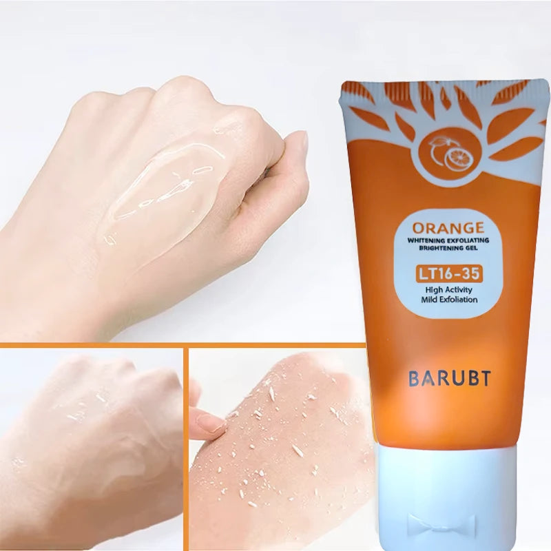 Orange Exfoliating Gel 50g | Gentle Face & Body Scrub for Smooth Skin Scrubs Treatments Tidesmit