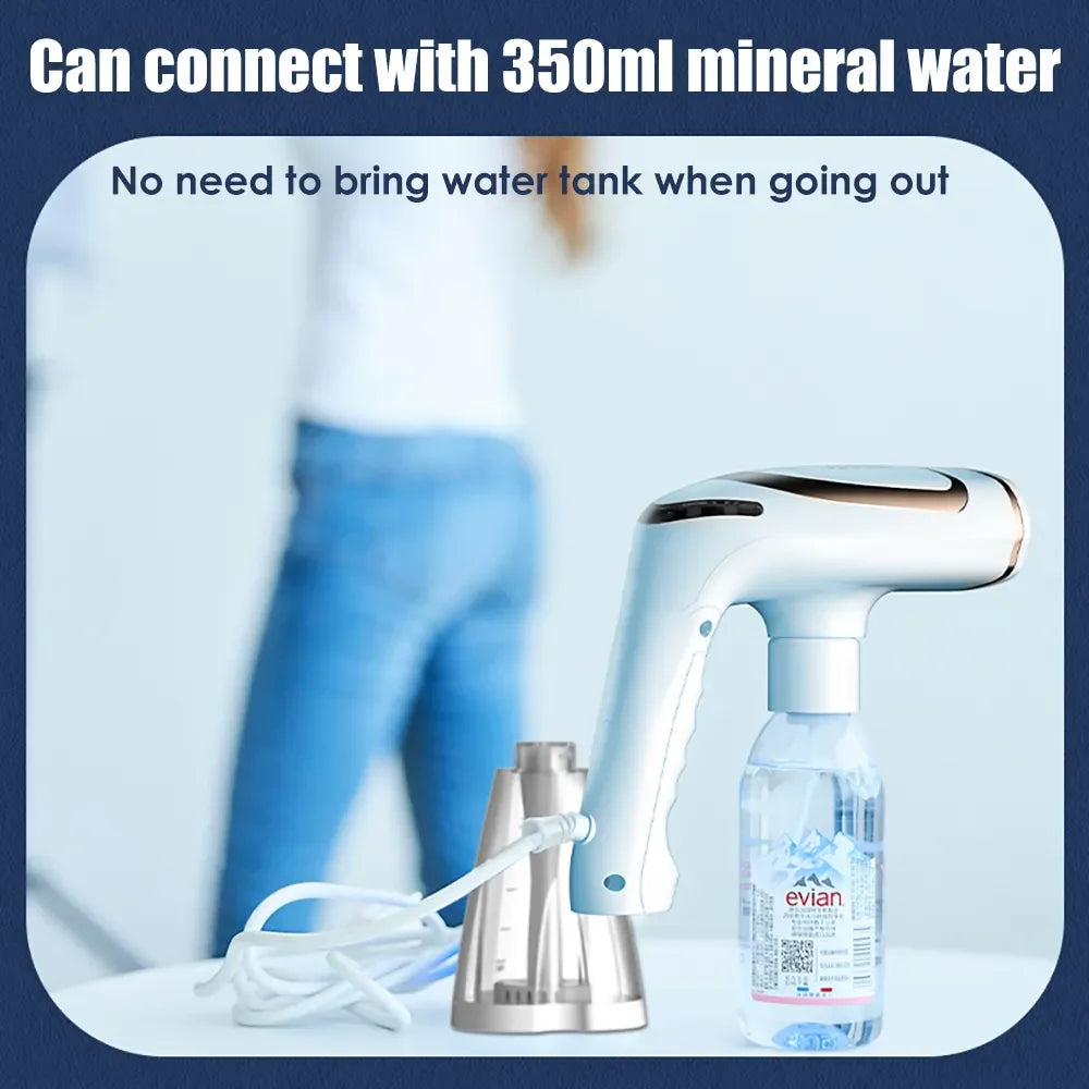 Tidesmit 1600W foldable handheld garment steamer for clothes, featuring a compact design for portable travel ironing.