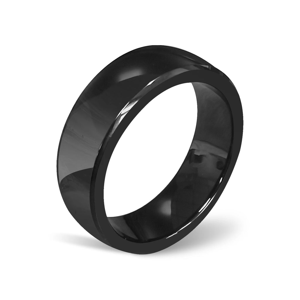 Tesla Smart Ring RFID Key: Heart Rate & Blood Oxygen Health Monitor Black US SIZE9 Tidesmit