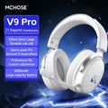 Wireless Gaming Headset V9 Pro - 7.1 Surround Sound Over-Ear Headphones V9Pro-Silver China Mainland Tidesmit