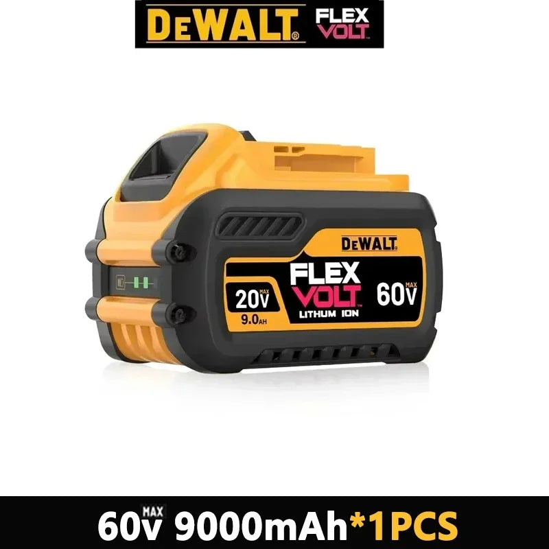 DeWALT 100% Original Battery 20V/60V 6Ah 9Ah MAX FlexVolt for DCB606 DCB205 DCB206 DCB209 DCB182 Power Tool with Charger