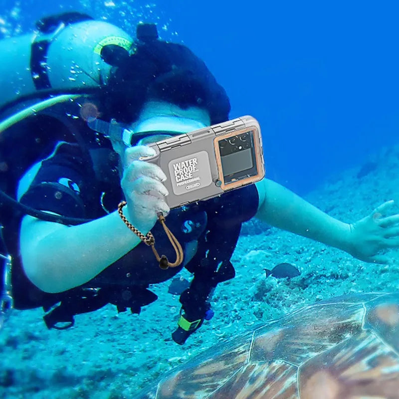Waterproof Snorkeling Phone Case for iPhone - 15m Depth Protection Tidesmit