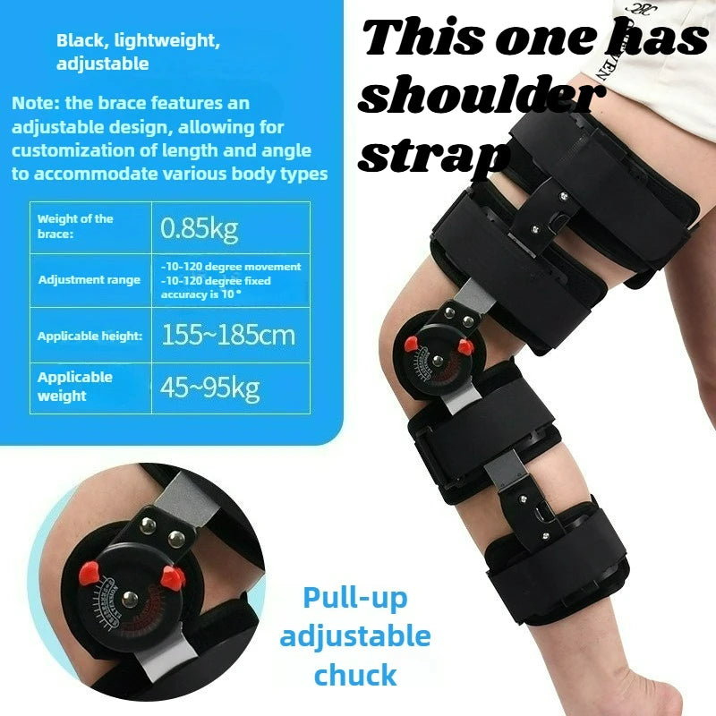 Orthopedic Support Stabilizer After Surgery Adjustable Hinged Knee Brace Knee Joint Fixation Stretcher Leg Recovery Stabilizers
