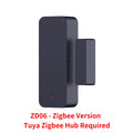 Zigbee Door Sensor Smart Contact Monitor for Home Security black Tidesmit