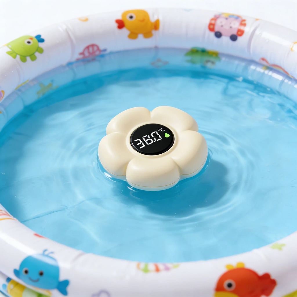 Baby Bath Thermometer with LED Display & Color Alerts Digital Water Temperature Thermometer for Newborns & Toddlers