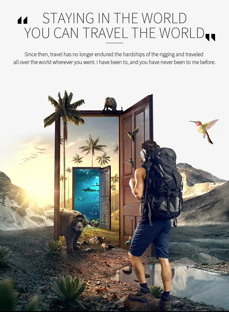 VR Headset for Smartphones - Lightweight 3D Virtual Reality Glasses Tidesmit