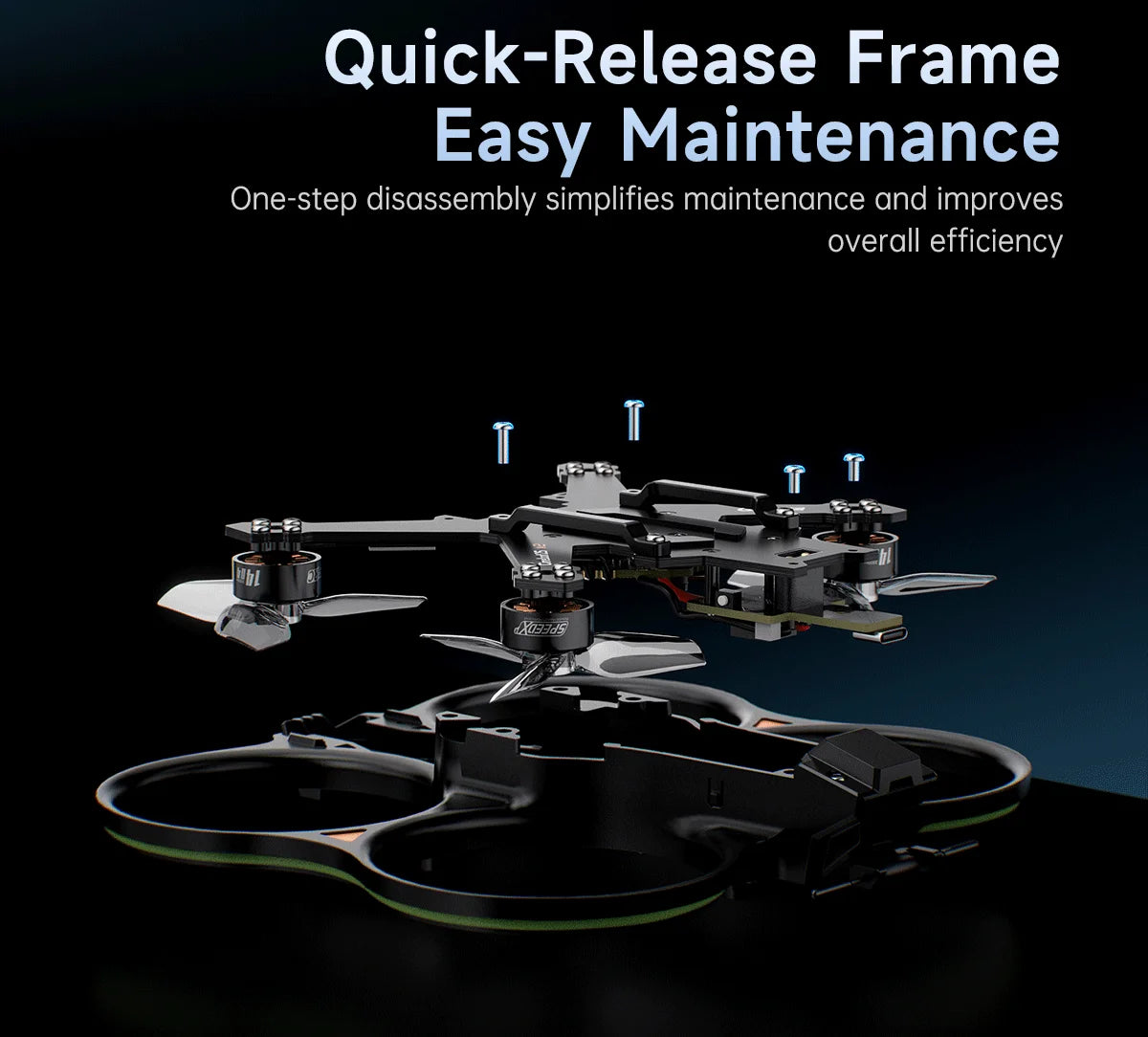 Cinebot25 V2 O4 Pro 2.5 Inch Cinewhoop Drone for Smooth 4K FPV Footage Tidesmit
