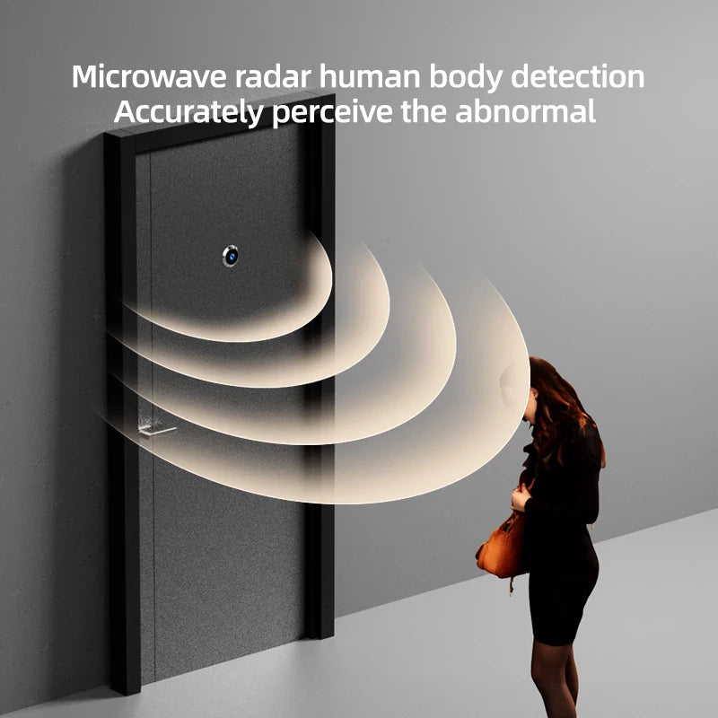Danmini 4.3'' Electric Peephole 1MP 120° Wide-angle Security Camera Photograph Digital Cat Eye Doorbell Night Vision Door Viewer