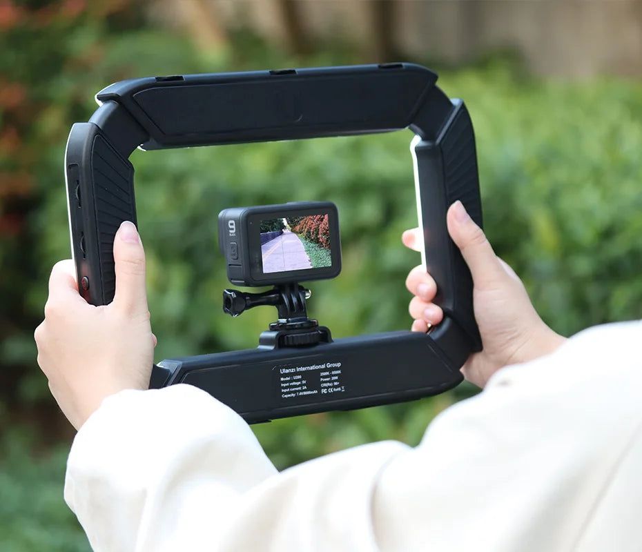 Bi-Color LED Ring Light for Video - Adjustable Dimmable Vlog Rig Tidesmit