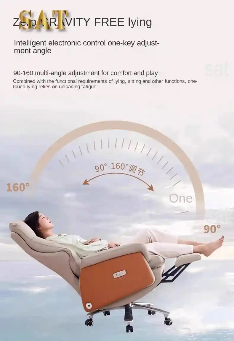 Massage Office Chair - Ergonomic Reclining Seat with Heat Therapy Massage Chairs Tidesmit