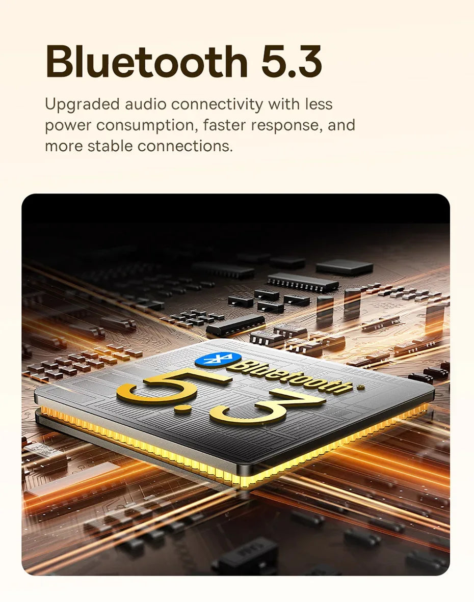 Baseus Bowie 30 Wireless Earphones 50dB Noise Reduction 65Hrs Long Playtime Bluetooth 5.3 Earbuds 6 Mics AI Call Clear Big Bass Tidesmit