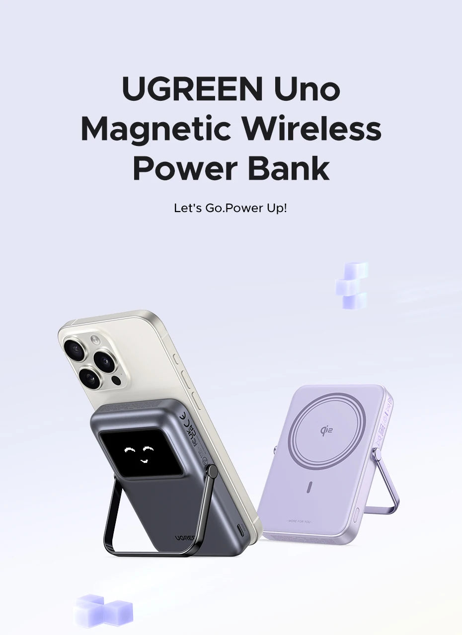 Magnetic Wireless Power Bank 10000mAh PD Fast Charger for iPhone Tidesmit