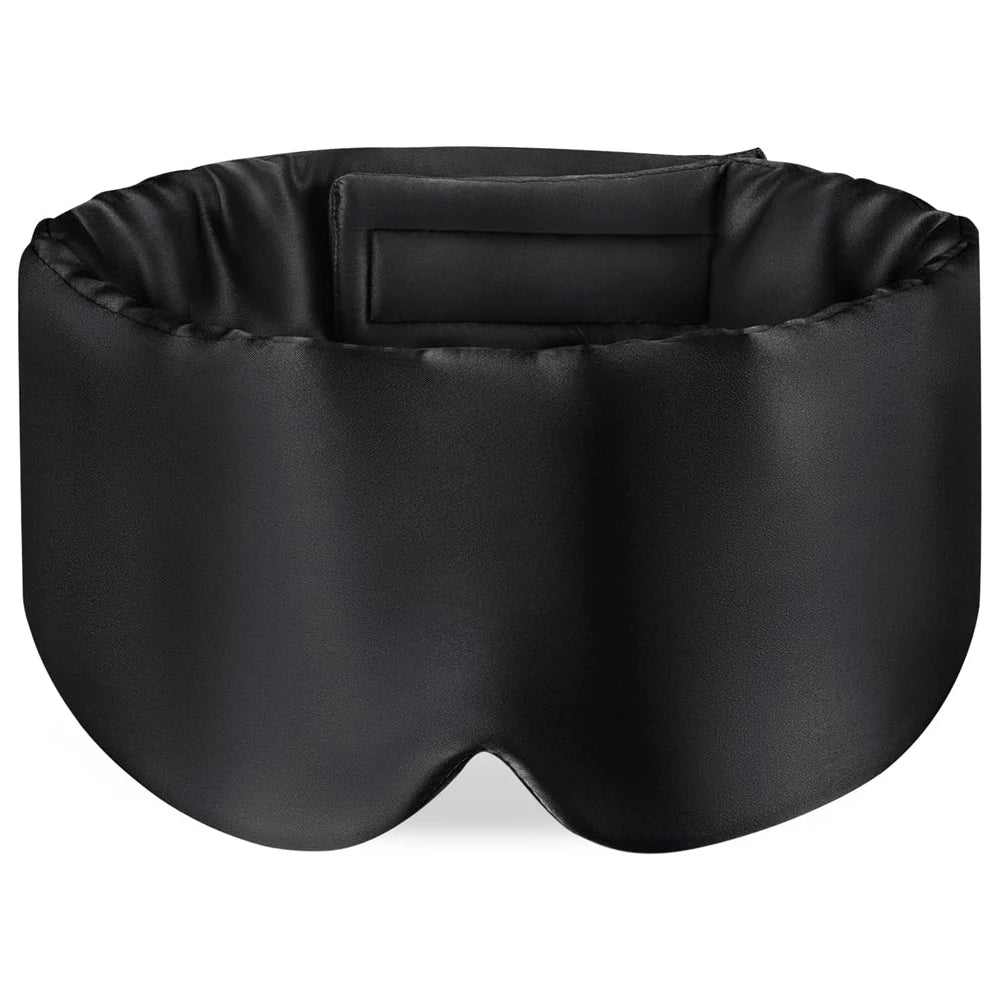 100% Mulberry Silk Sleeping Mask Eyepatch Blocking Light Eyemask Soft Padded Travel Sleeping Aid for Sleep Patch Slaapmasker