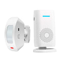 Fuers Wireless Doorbell Welcome Chime Bell Alarm with PIR Motion Sensor Detector Chime for Home Store Shop Office 433mhz