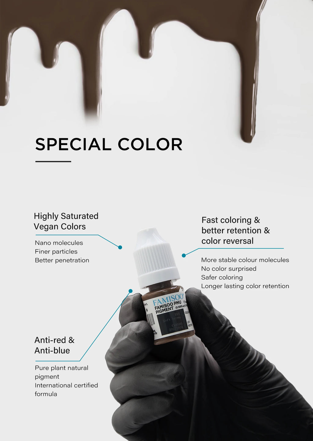 Professional Microblading Eyebrow Tattoo Ink - Long-Lasting 5ml Pigment Permanent Makeup Machines Tidesmit