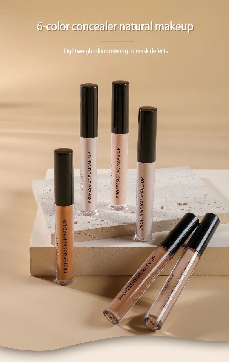 Tidesmit high coverage liquid concealer texture swatch showing matte waterproof and oil control makeup finish