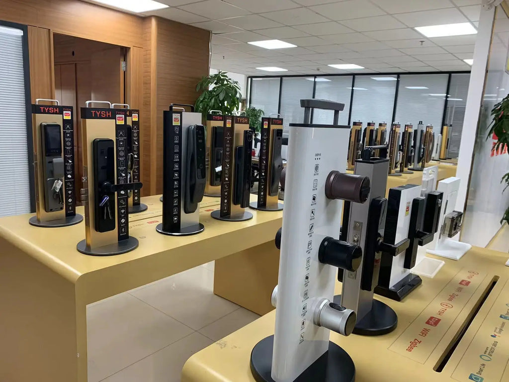 Hot Selling Tuya Smart Door Lock with WiFi APP & Tuya Smart Camera Fingerprint Face Recognition & Key Password Card Smart Lock