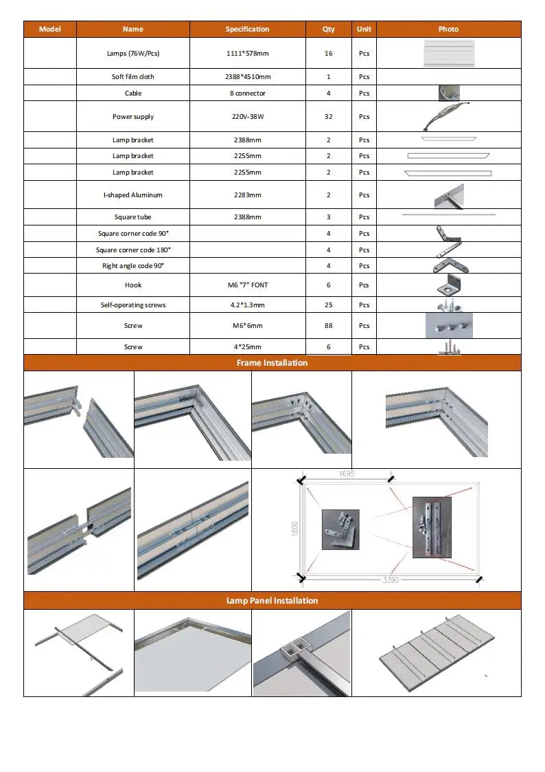 Led Fabric Ceiling Light Box Car Beauty Light Box for Car Wash Auto Repair Workshop Showroom Manufacturer