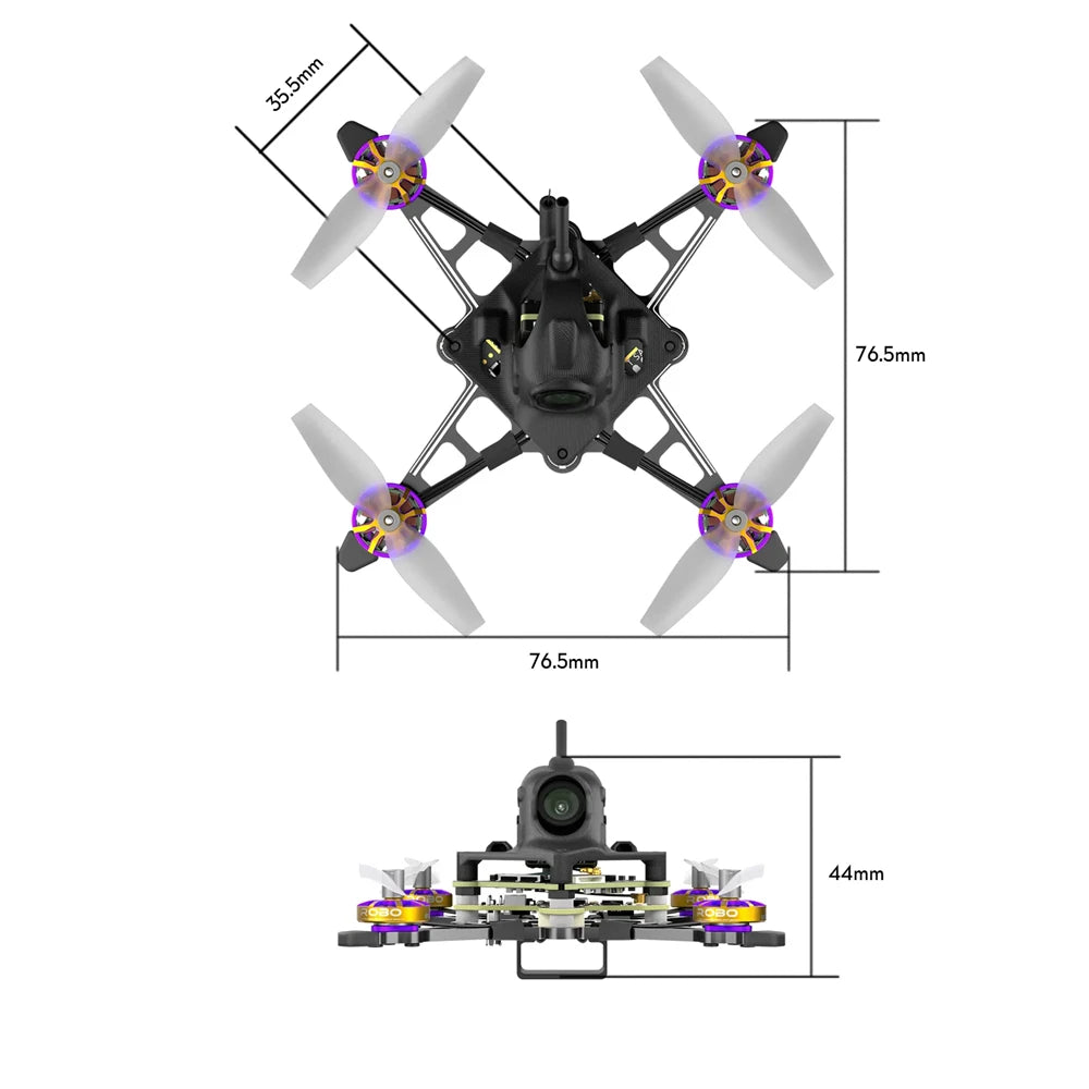 FPV Racing Drone 1S Nano HDZero - Ultralight Racing Quadcopter Tidesmit