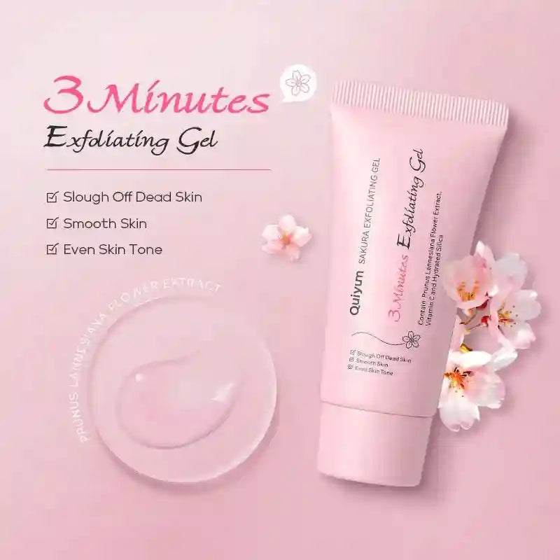 Sakura Exfoliating Peeling Gel | Deep Moisturizing Salon-Quality Scrub Scrubs Treatments Tidesmit