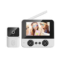 4.3 "visual electronic doorbell 100-degree wide-angle ultra-long standby infrared night vision intelligent cat eye monitoring