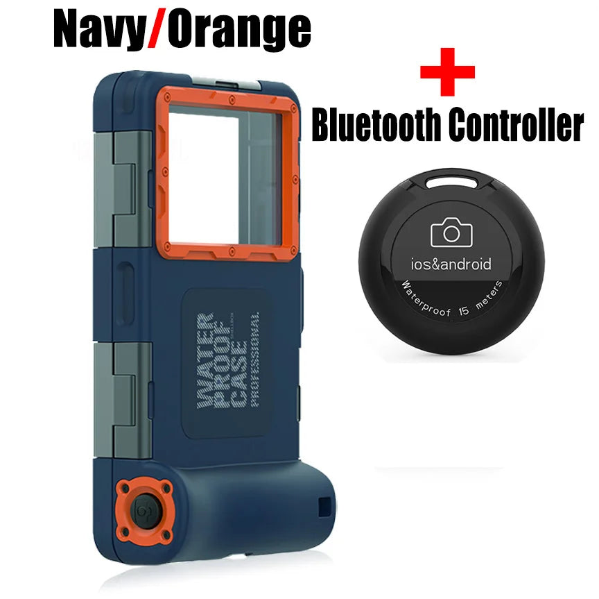 Underwater Phone Case for Xiaomi - IP68 Waterproof Seal Navy Shutter Tidesmit