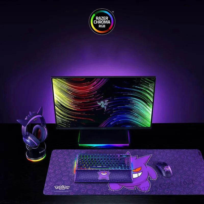 Razer Gengar Kraken Kitty V2 RGB Wired Gaming Headset - Gengar Purple Tidesmit