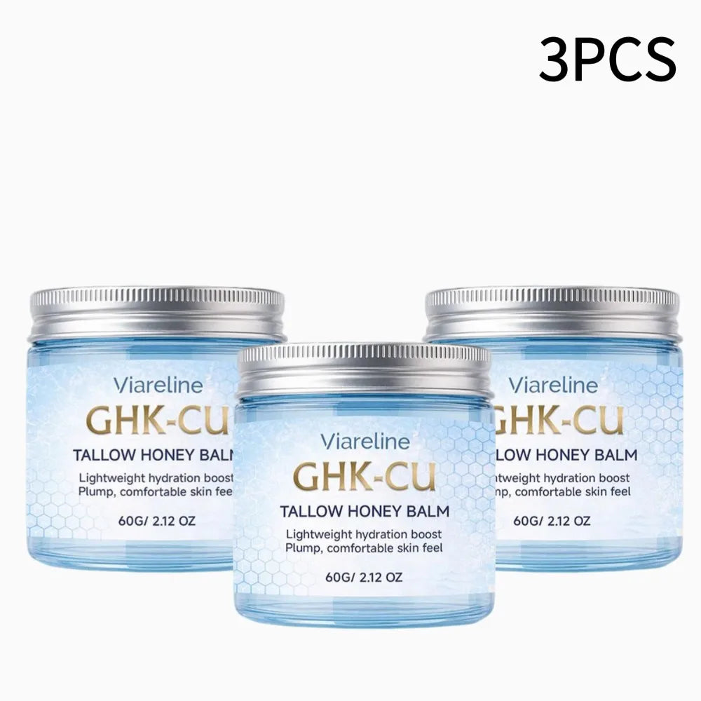 GHK-CU Copper Peptide TALLOW HONEY BALM Lightweight Hydration Boost Plump Repair The Skin Barrier Skincare for All Skin Types