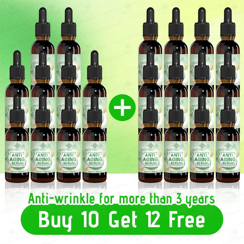 Tidesmit anti-aging serum set for wrinkle removal. Natural collagen-boosting facial treatment for youthful skin. 22 pack.