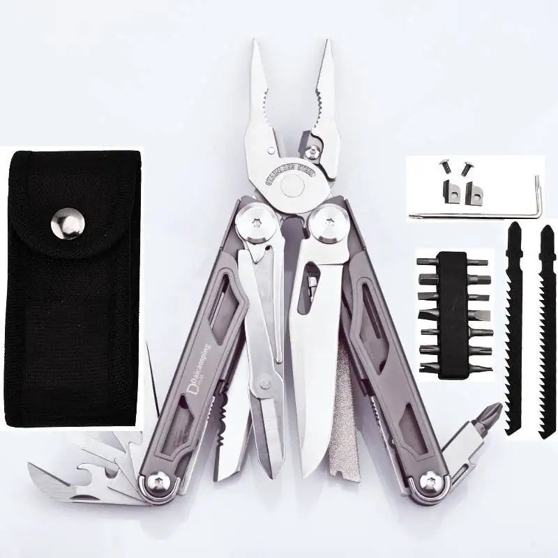 Daicamping DL30 DL301 DL25 Outdoor Camping EDC Plier Set Multifunctional Multitools Hand Multi Tool Folding Multi-tool Kit