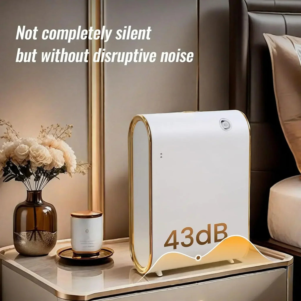 Bluetooth Professional Aroma Diffuser Machine 350ML Waterless Essential Oil Diffuser Electric Smell for Home Room Fragrance