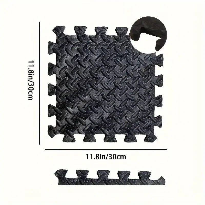 8/16 Pcs Foam Fitness Non Slip Yoga Mat Fitness Floor Tile Protection Pad Fitness Equipment Mat Suitable for Indoor Fitness