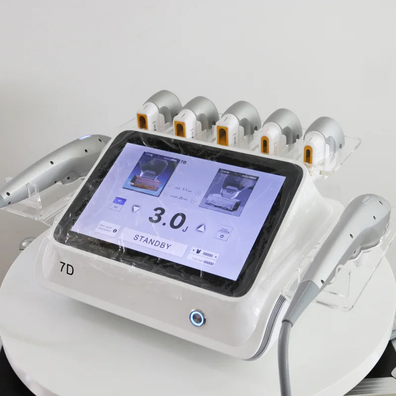 12D HIFU Face Lifting Machine - Professional Skin Firming Device Body Shaping Massage Equipment 7D 220V Tidesmit