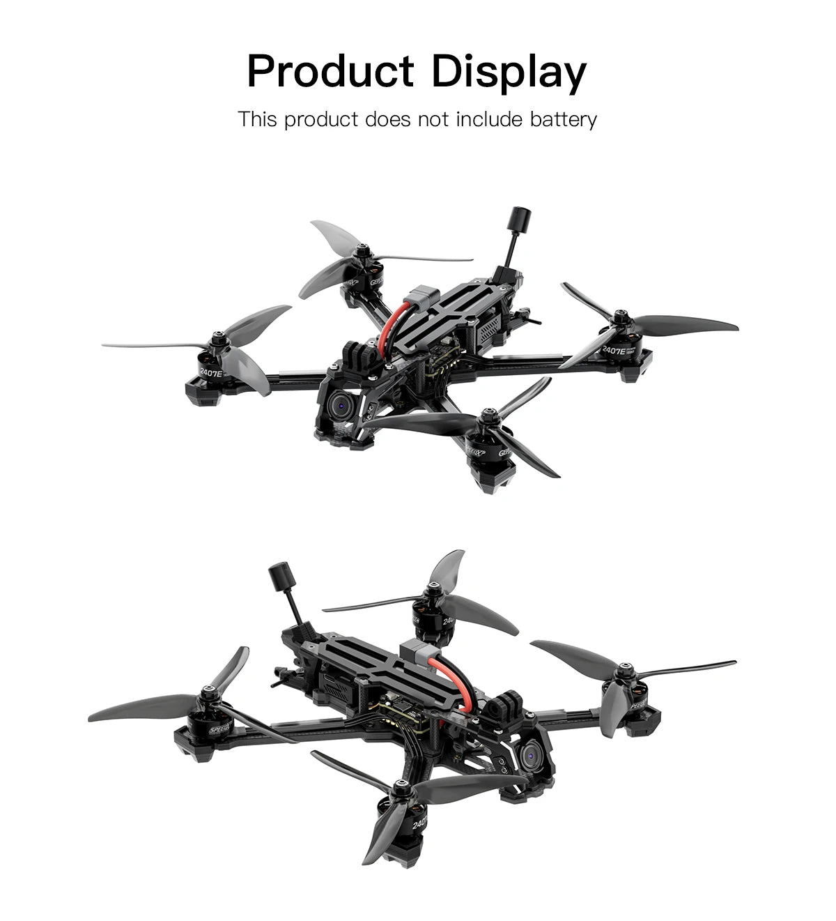 FPV Freestyle Drone 5 Inch Analog X-Frame ELRS System by Tidesmit Tidesmit