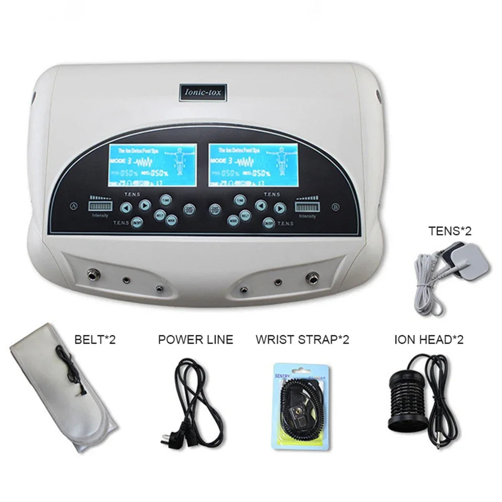Ionic Detox Foot Bath Spa Machine - Dual Electric Foot Massager 220V/110V Massage Chairs Tidesmit