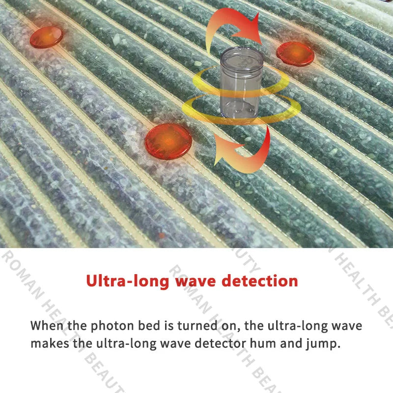 Far Infrared PEMF Bio-Crystal Mat 150x50cm - Heat Therapy Relief Body Shaping Massage Equipment Tidesmit