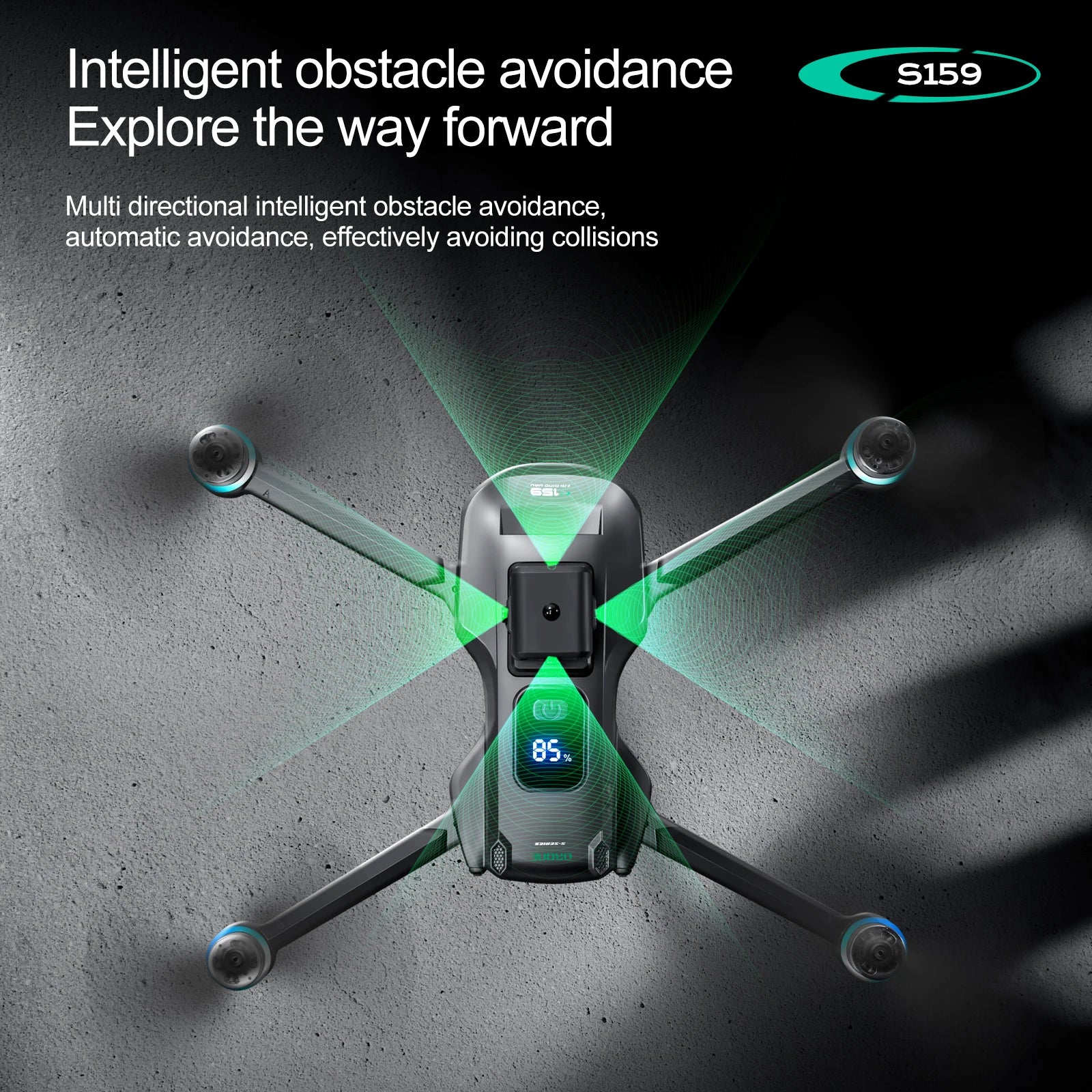 4K GPS Drone with Dual Camera and Remote Screen - Foldable Design Tidesmit