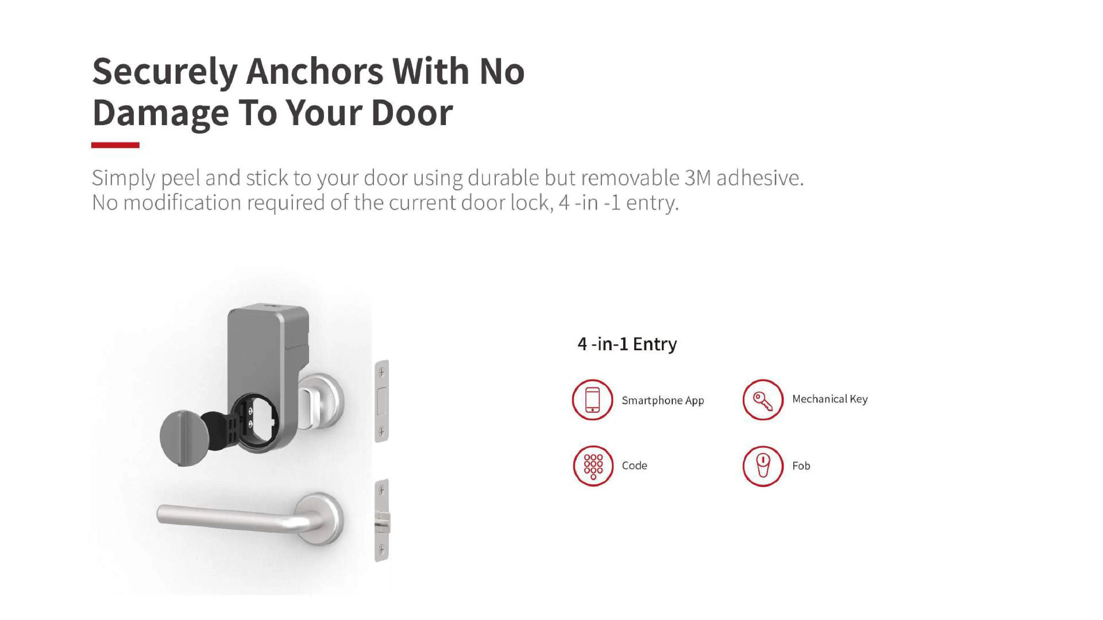 New RAYKUBE A1 Ultra Tuya BLE Intelligent Electronic Door Lock Fingerprint Keypad FPT1 Unlock No-dig Installation for Smart Home