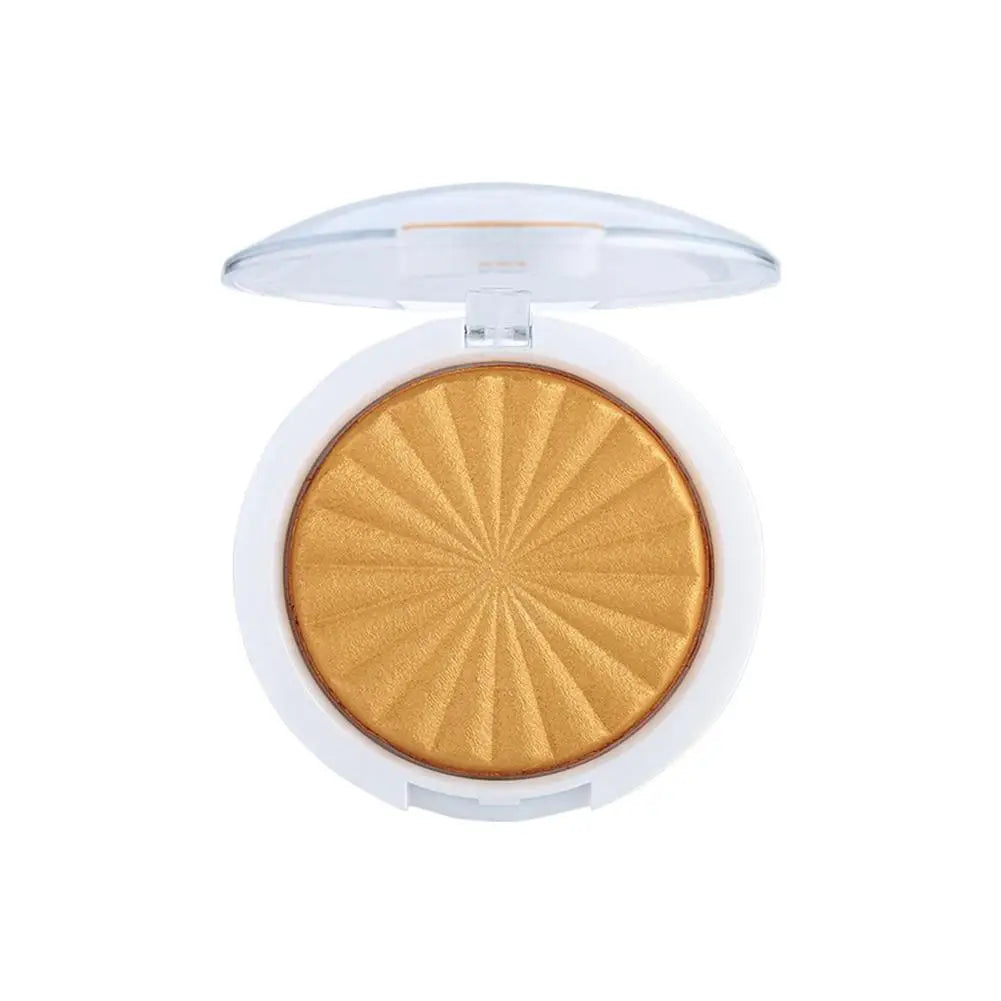 Tidesmit 3D pearlescent shimmer highlighter powder texture close-up for radiant face makeup glow
