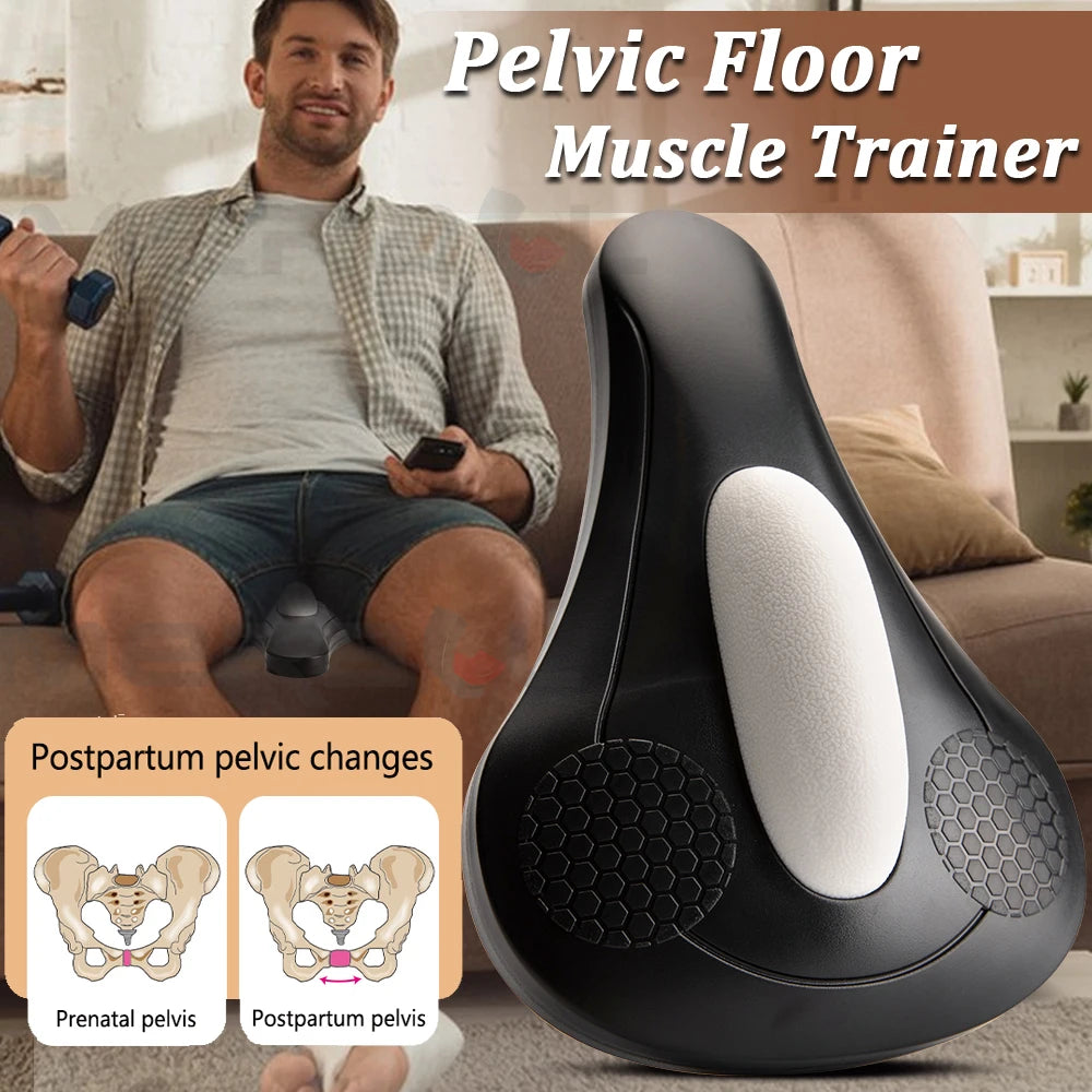 Pelvic Floor Exerciser Cushion | Ergonomic Kegel Trainer - Blue Massage Cushion Tidesmit