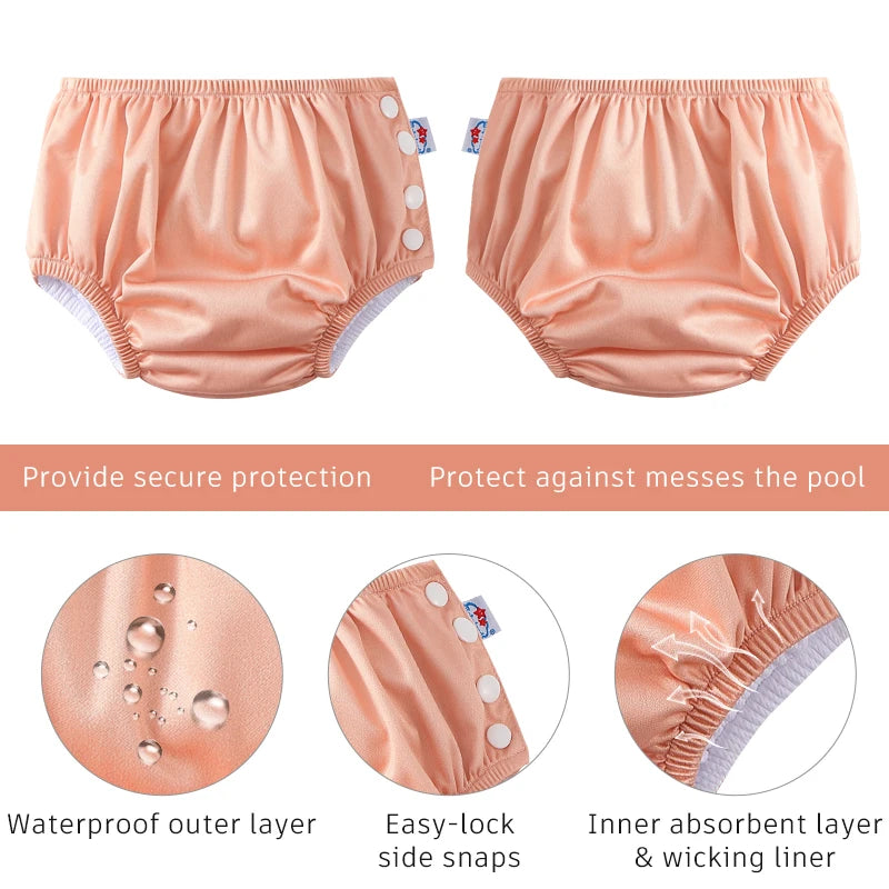 Summer Newest Models Baby Swimming Nappy For Baby Girl Boy Waterproof Swimming Diapers For Baby In Pool And Beach Play Travel