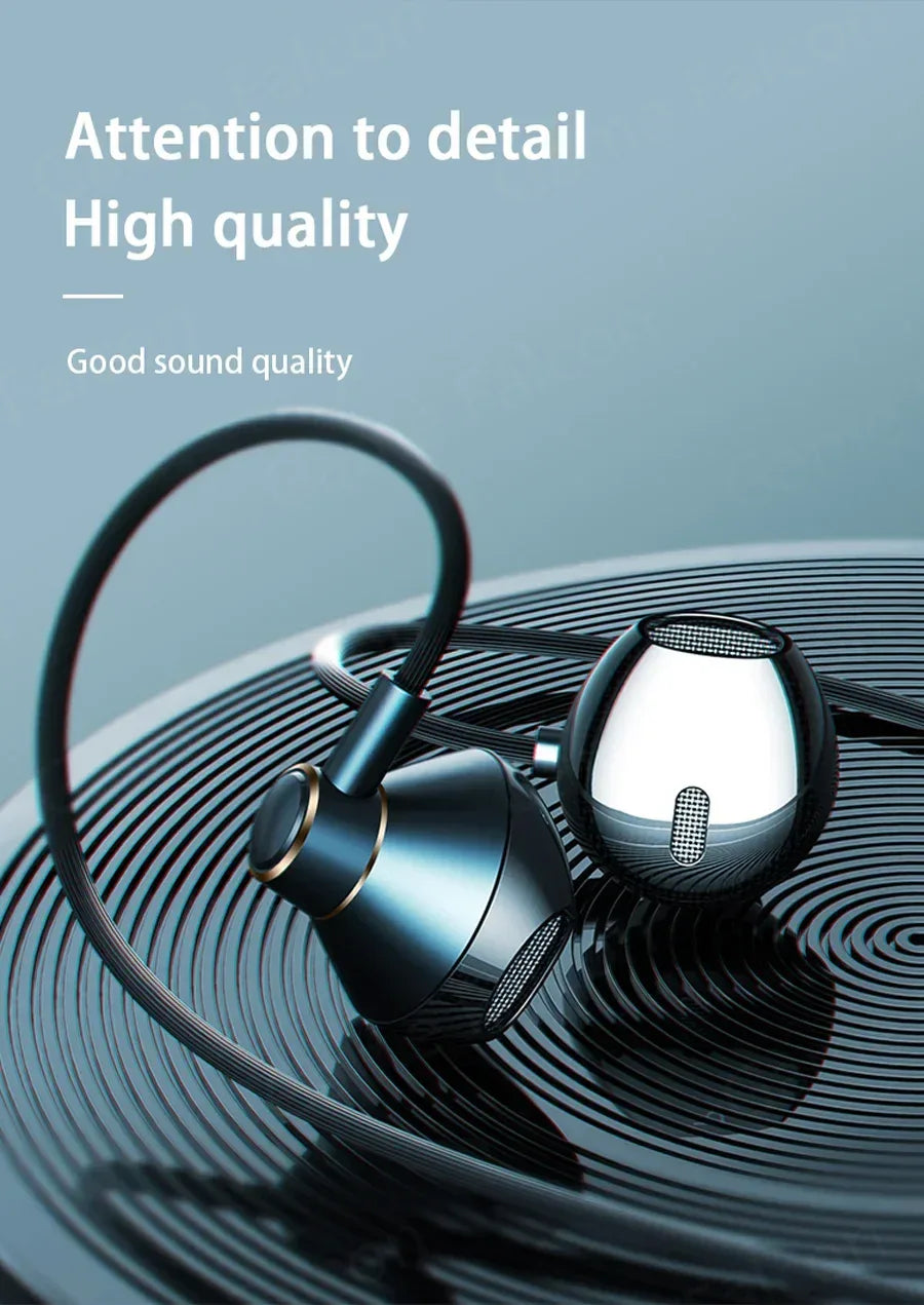 Tidesmit USB C Wired Headphones - HiFi Stereo Audio with Mic Tidesmit